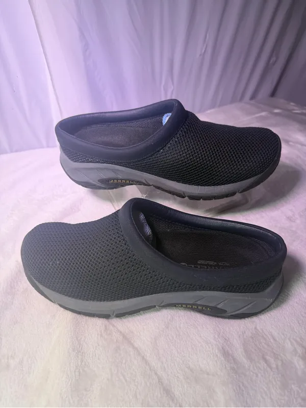 Merrell Black Mesh Slip-On Mule - Image 2