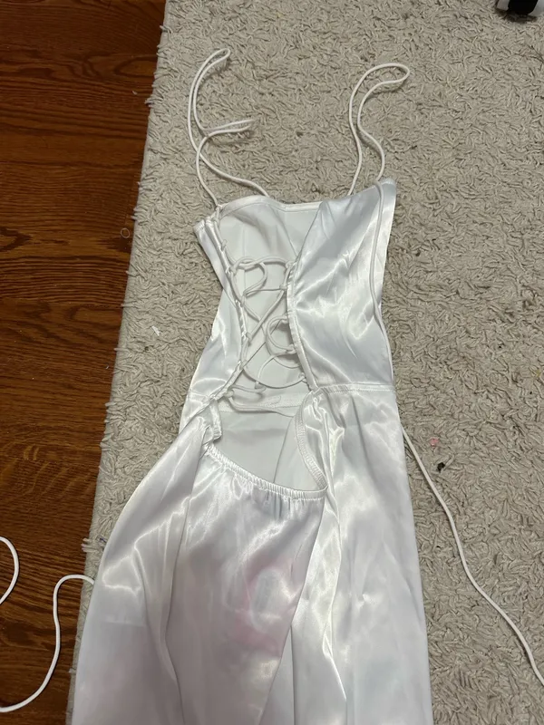 edikted satin mini dress - Image 5