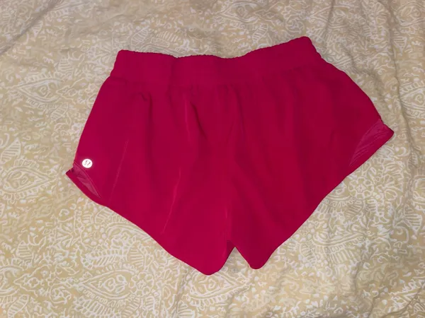 Hot pink hotty hot lululemon shorts - Image 3