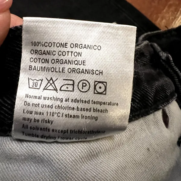6397 old black jeans size 25 Italy - Image 6