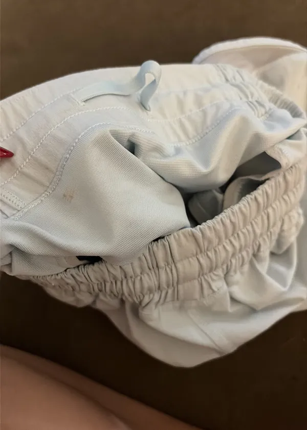 Powder Blue Lululemon Hotty Hot Shorts 2.5" size 0 - Image 2