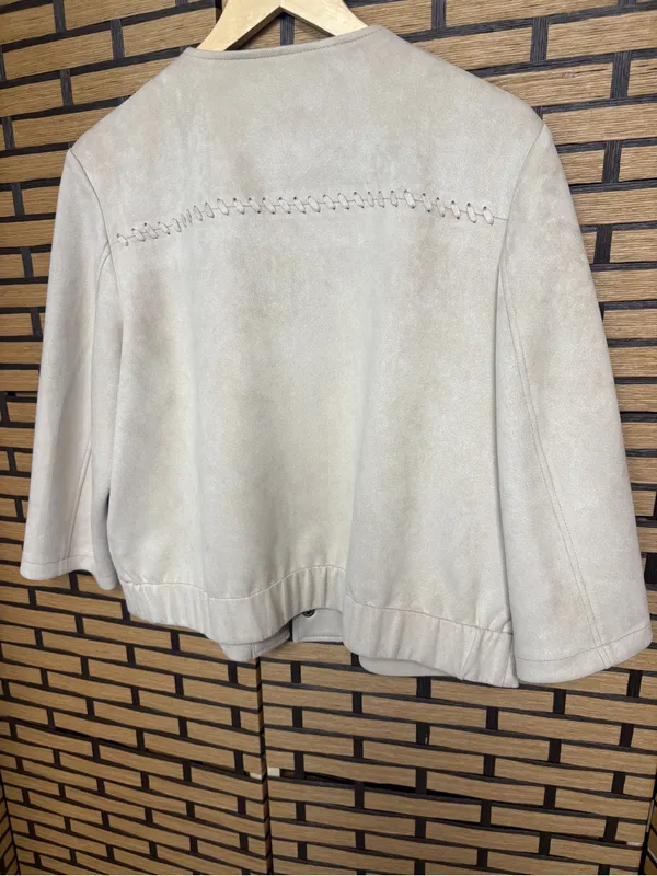 Marc New York tan suede jacket size xl - Image 2
