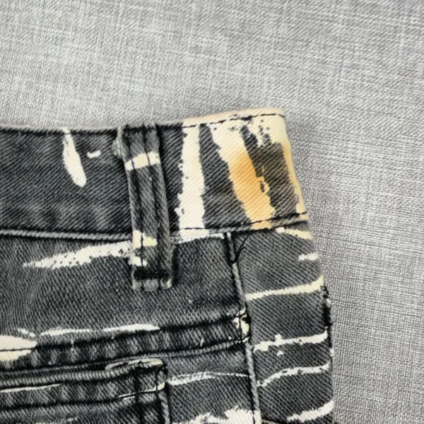 Vintage Guess By Georges Marciano Jeans Womens 28 Gray Zebra Skinny Ankle Zip - Image 15