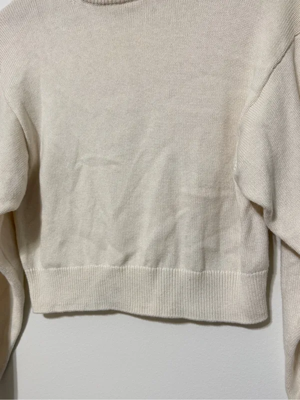 Aritzia Wilfred Free Wool Cotton Harper Sweater Size XS Oversized minimalist - Image 5