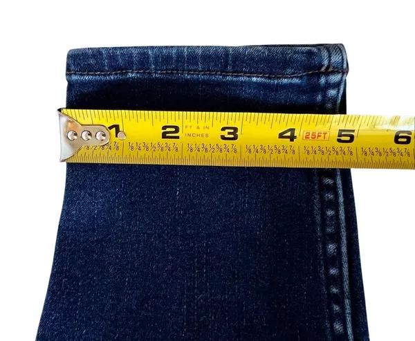 Abercrombie & Fitch Skinny Jeans Womens Blue Dark Wash Denim Zip Fly Sz 12R 31 - Image 8