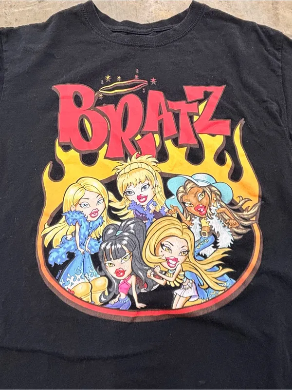 Bratz TShirt Black F Women’s Medium Dollcore Y2K style - Image 2