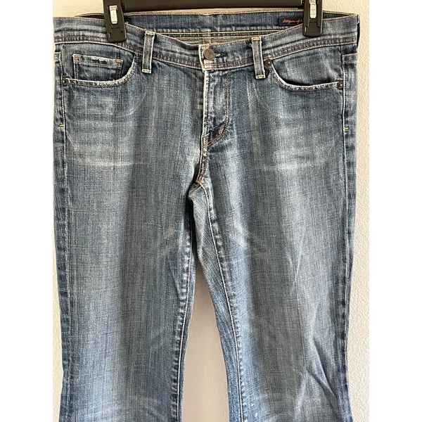 Citizens of Humanity Ingrid Low Rise Flare Jeans Y2K Stretch Denim 30 - Image 10