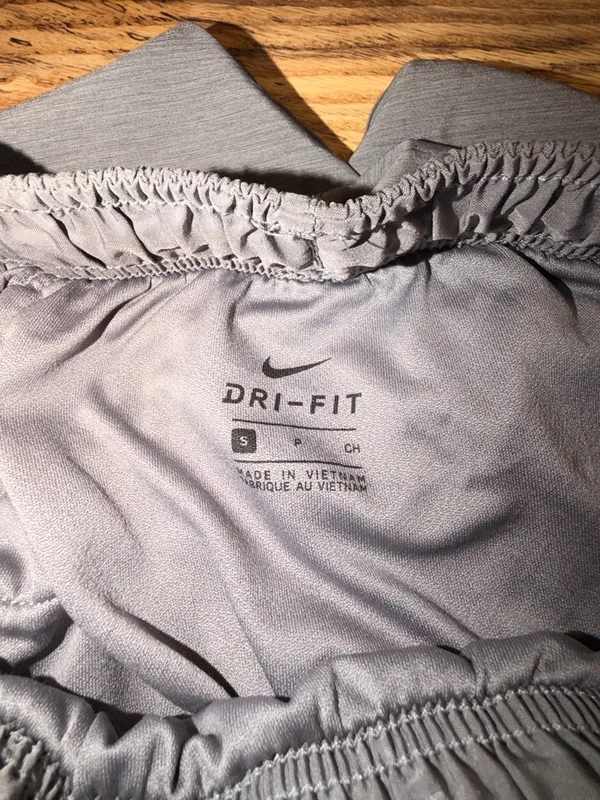 Nike Dri-FIT Shorts Womens Small Gray Running Athletic Gym Lightweight - Image 3
