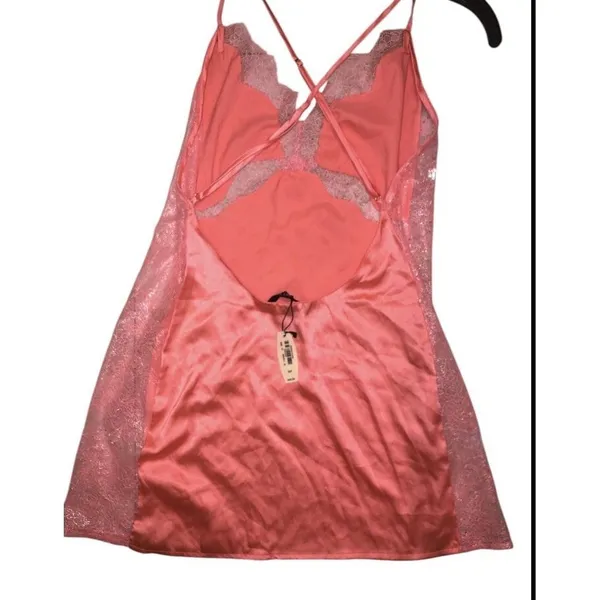Victoria's Secret One Piece lingerie Pink Lace Open Back New With Tags Size S/P - Image 6