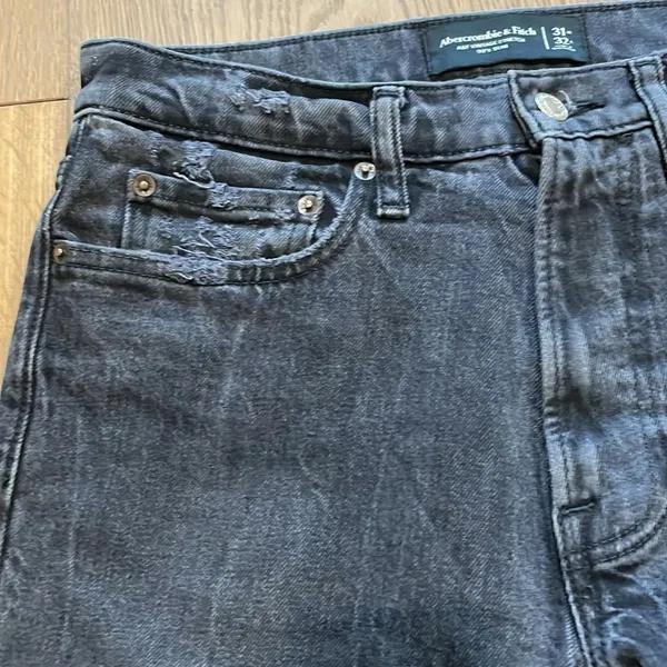 Abercrombie & Fitch Vintage Stretch 90's Slim Jeans Size 31X32 - Image 12