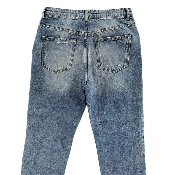 We‎ the Free People Dakota Straight Leg Jeans Size 29 Denim Distressed Cigarette - Image 8
