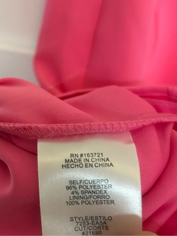 Seni & Cade Pink Bow Back Dress Size Medium - Image 8