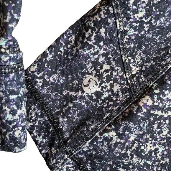 Lululemon Size 2 Forme Jacket‎ Full Zip Black Purple Blue - Image 7