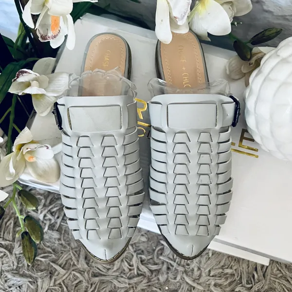 Chase and Chloe Grey Bliss Mules - Image 2
