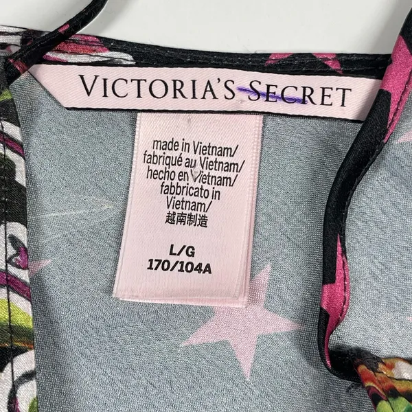 Victoria’s Secret Cami Tank‎ Top Women's Large Multicolor Floral Adjustable Y2K - Image 4
