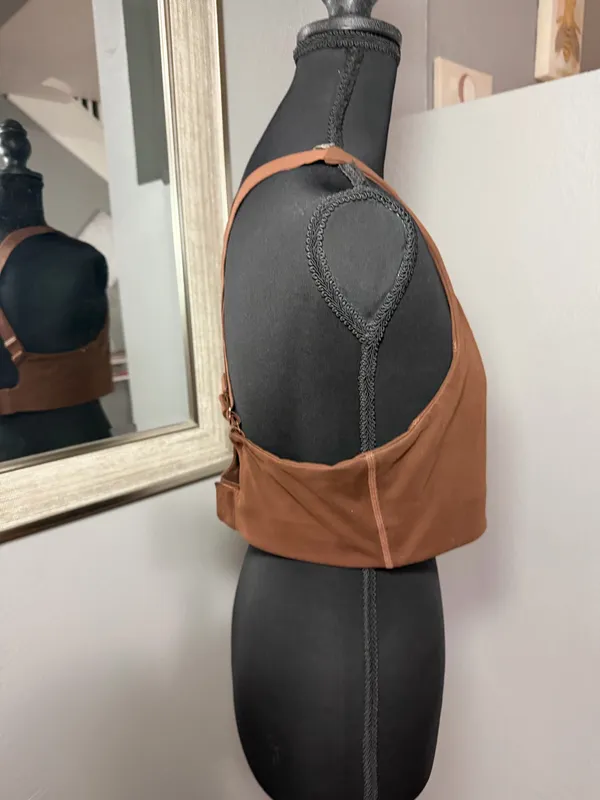 Girlfriend Collective Paloma Racerback Sports Bra Size Large - Image 5