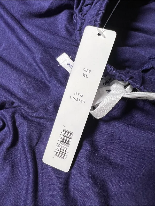 DKNY 2-Pack Purple Pants Brushed Jersey with Pockets XL - Image 6