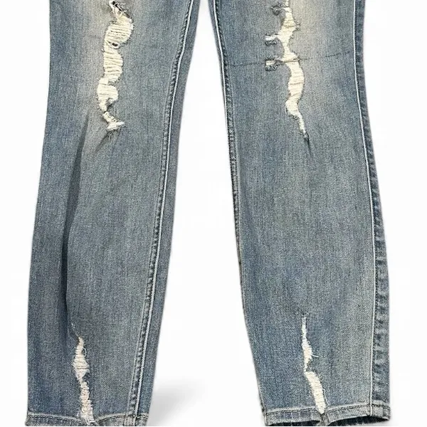 Abercrombie & Fitch Denim Super Skinny High Rise Button Fly Blue Jeans 31 - Image 5