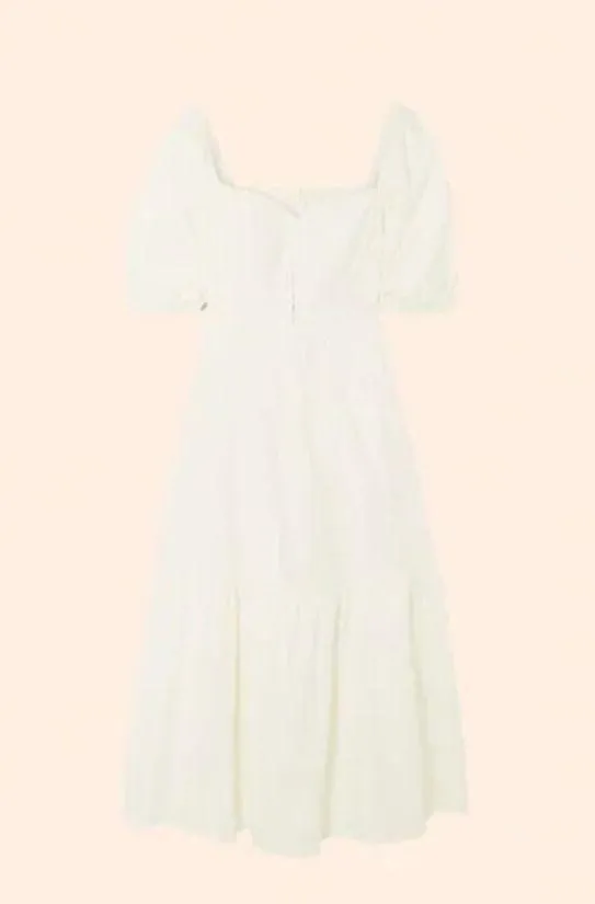 1HR SALE ⚡Reformation Rutherford Dress (White) - Image 2