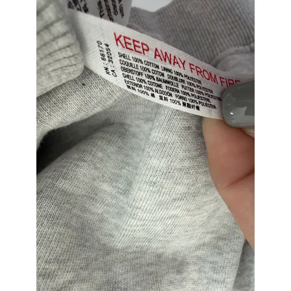 Free People FP Movement Fast Break Cotton Terry Pullover Grey Hoodie XS - Image 5