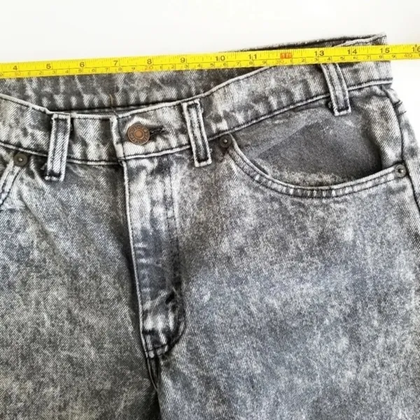 LEVI'S Acid Wash High Waist Mom Jeans W15"‎ - Image 6