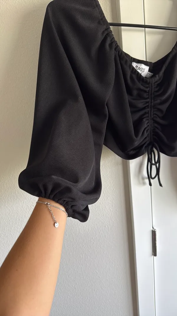 Princess Polly Long Sleeve Top Black - Image 2