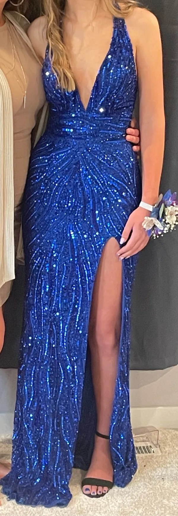 Royal Blue Prom Dress - Image 6