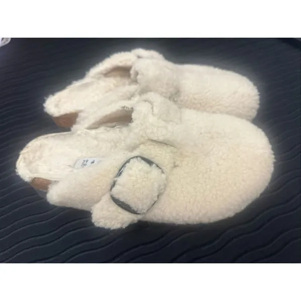 Birkenstock Papillio Boston Teddy Shearling Big Buckle Clogs Eu 39, Us 8.5 - Image 3