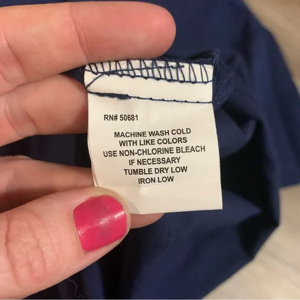 Grey’s Anatomy Navy Blue Scrub; Small - Image 6