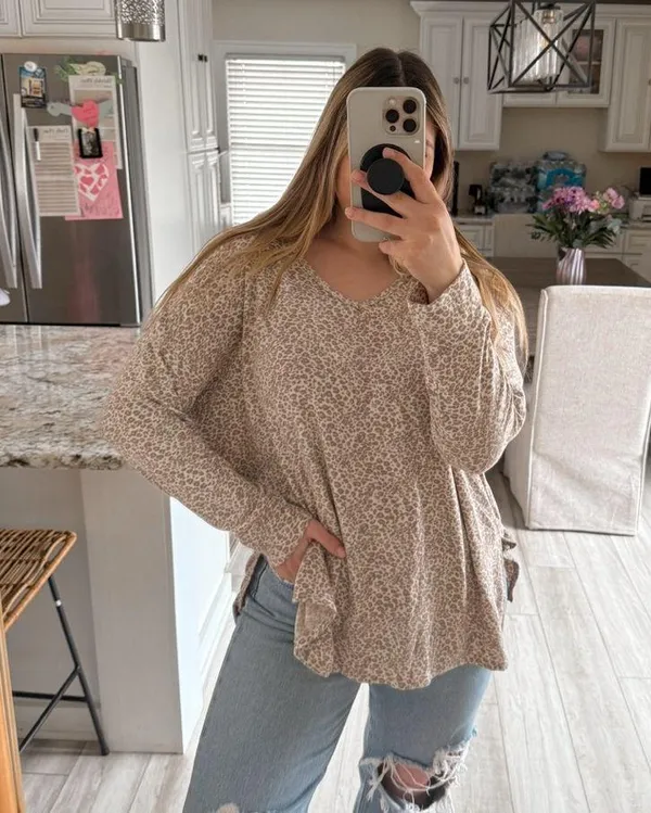 American eagle leopard top - Image 2