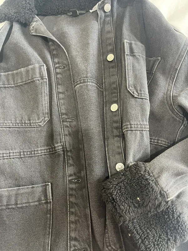 Hennes & Mauritz Black Jean Jacket - Image 2