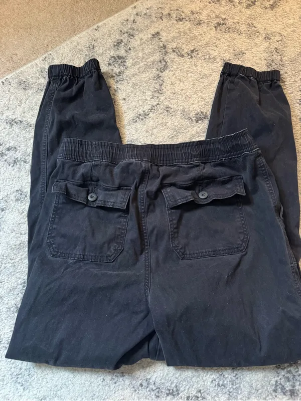 American Eagle Outfitters Black Joggers - Image 6