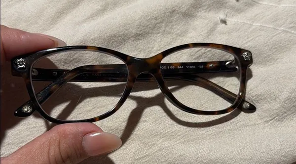 Versace Tortoise Shell Eyeglasses - Image 6