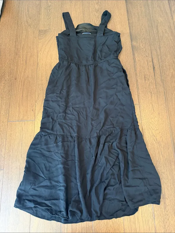 Amazon Essentials Black Sleeveless Midi Dress Size XS - Image 6