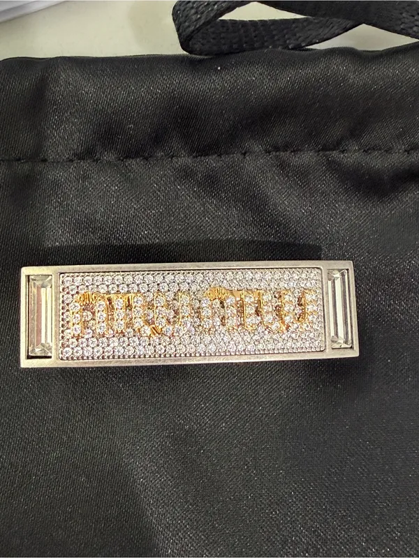 Miu Miu Crystal Hair Clip - Image 2