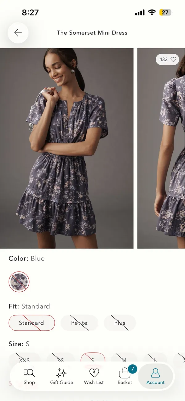 Anthropologie Somerset Mini Dress - Image 2