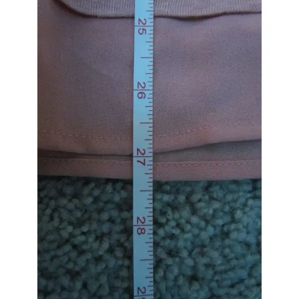 Sanctuary Tank Top Large‎ Pink Linen Tie Shoulder V-Neck Sleeveless Boho - Image 3