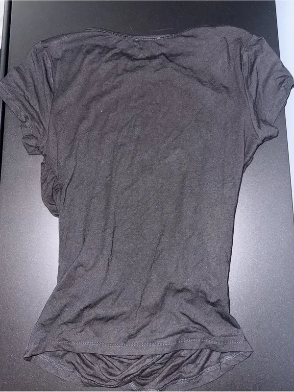 White Fox Boutique Never Sorry Tee Black - Image 3