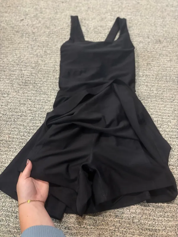Old Navy Activewear Dress Black Powersoft - Image 3