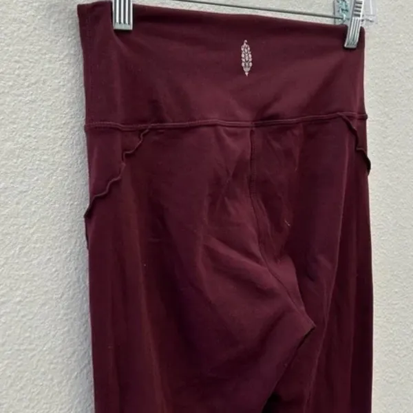 NWT Free People Maroon Movement Leggings‎ - Image 4