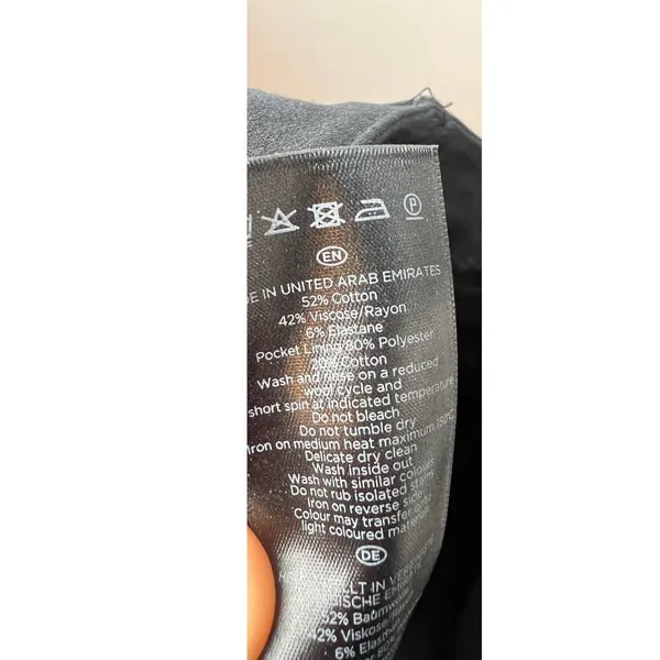 Hobbs London Black 5 Pocket Pants Sz. 6 - Image 7