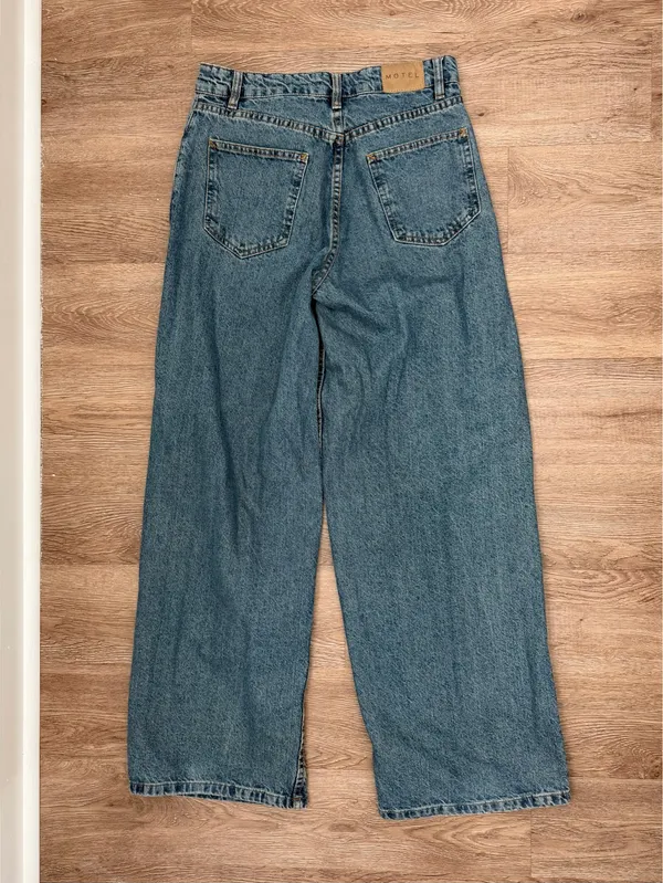 Motel Rocks Wide Leg Jeans - Image 4