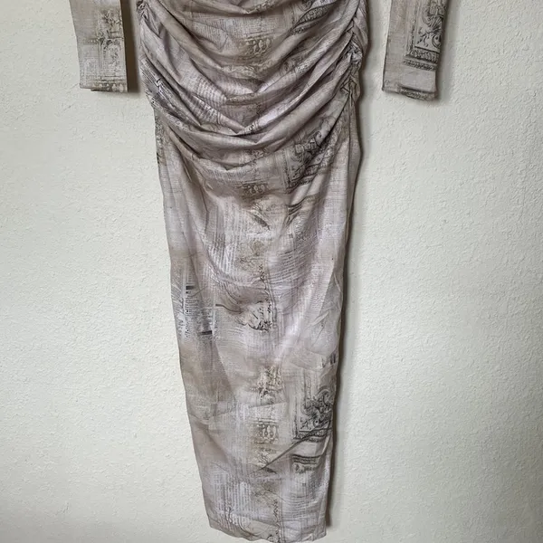 HOUSE‎ OF CB 'Lanetta' Pale Sage Print Maxi Dress NWOT size XS - Image 10