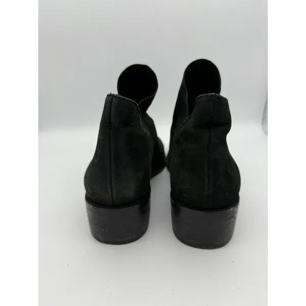 Eileen Fisher Vero Cuoio Suede Booties 6 Concert 1.5" Heel Minimal Work Travel - Image 4