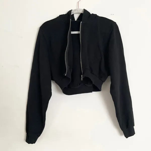 Alo Yoga Sweet Escape Zip Up Hoodie Black XS - Image 4