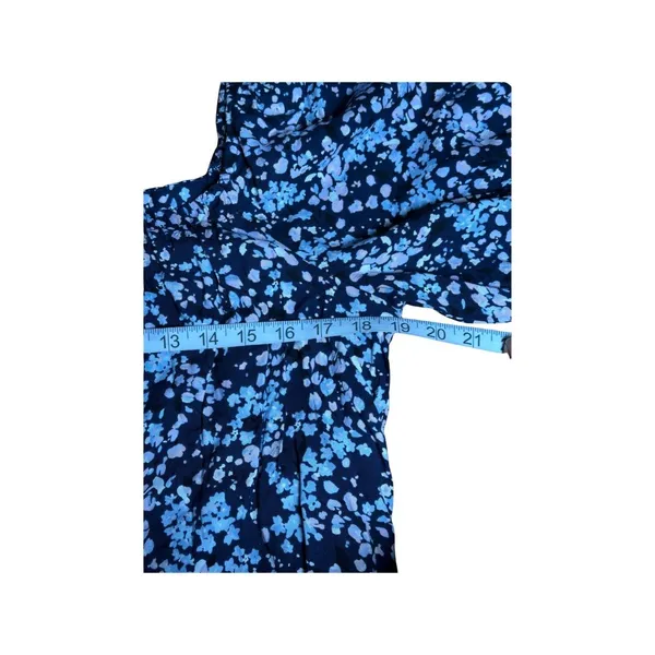 Sanctuary Floral Boho Puff 3/4 Sleeve Crop Blouse Square Neck Peasant Top Sz M - Image 5