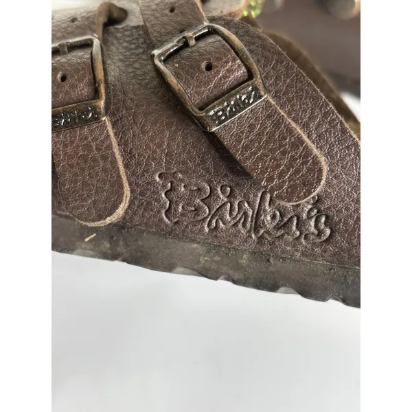 Birkenstock Birki's Shoes Sandals Oiled Brown Leather Narrow 37 US L6 Germany - Image 4