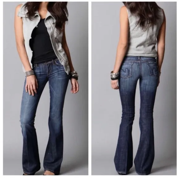 Citizens of Humanity Ingrid #002 Low Waist Flare Jeans size 29 - Image 2