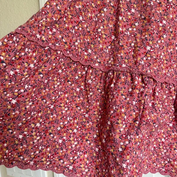 Aeropostale Floral Babydoll Dress Red / Pink Size XS - Image 3