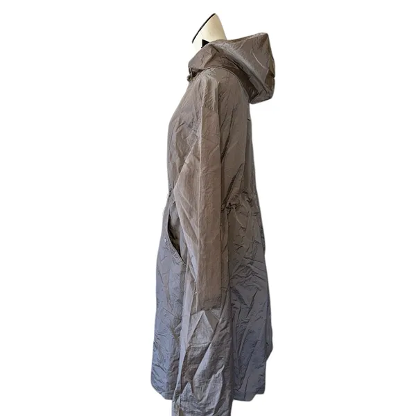 NWT Guess Kelsi Hooded Midi-Length Parka Color: SUMMER CLAY - Image 7